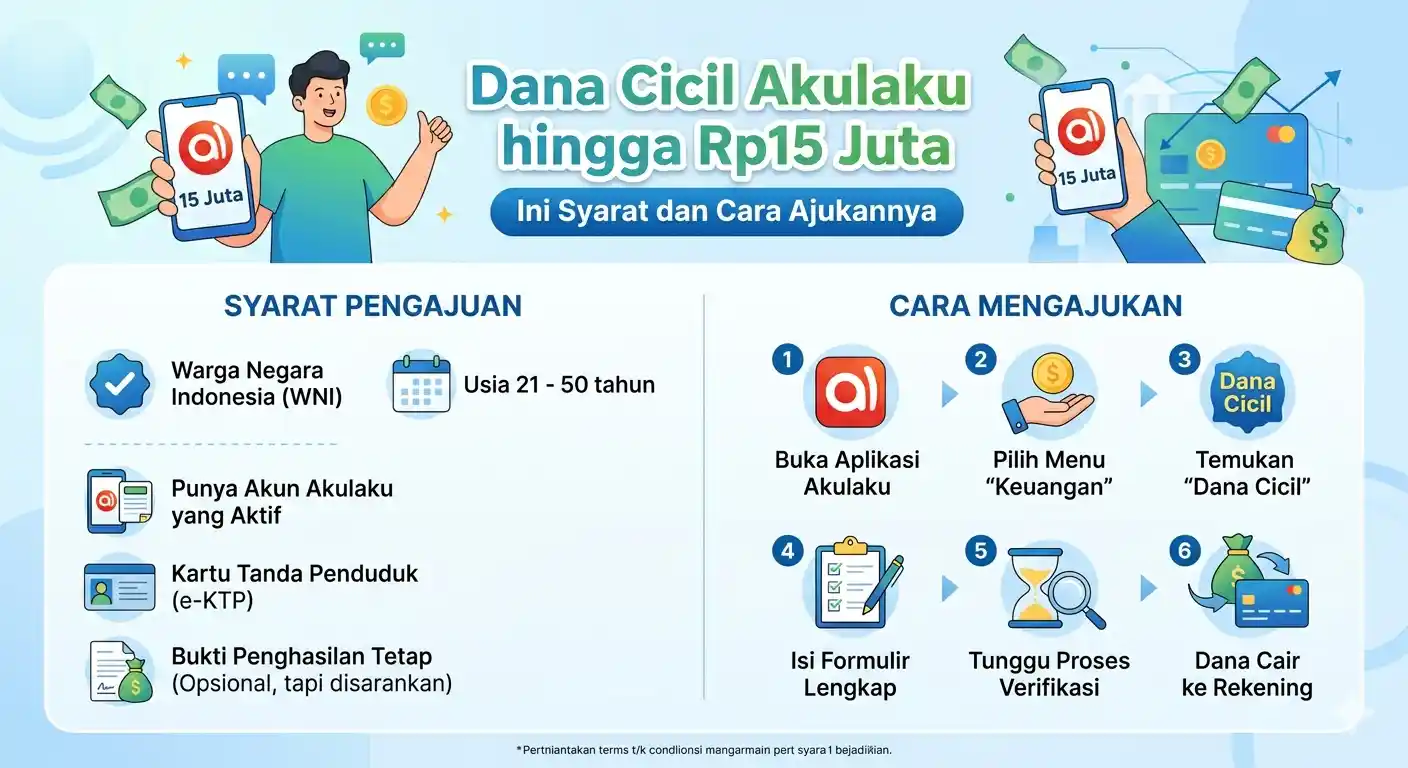 Dana Cicil Akulaku hingga Rp15 Juta